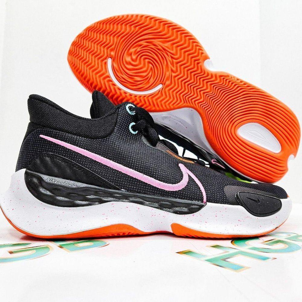 Nike Men's Renew Elevate III Black Pink Basketball Shoes DD9304-007